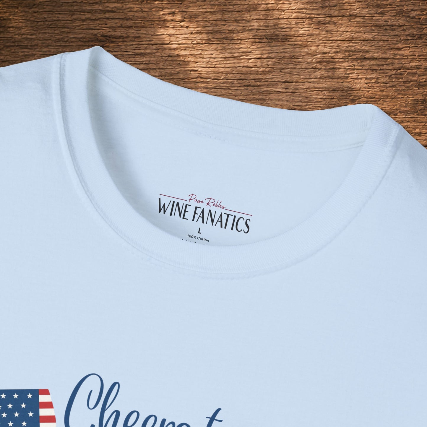Cheers to 250 Years Independence Day Unisex Softstyle T-Shirt