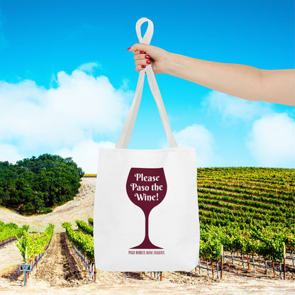 Please Paso The Wine Tote Bag