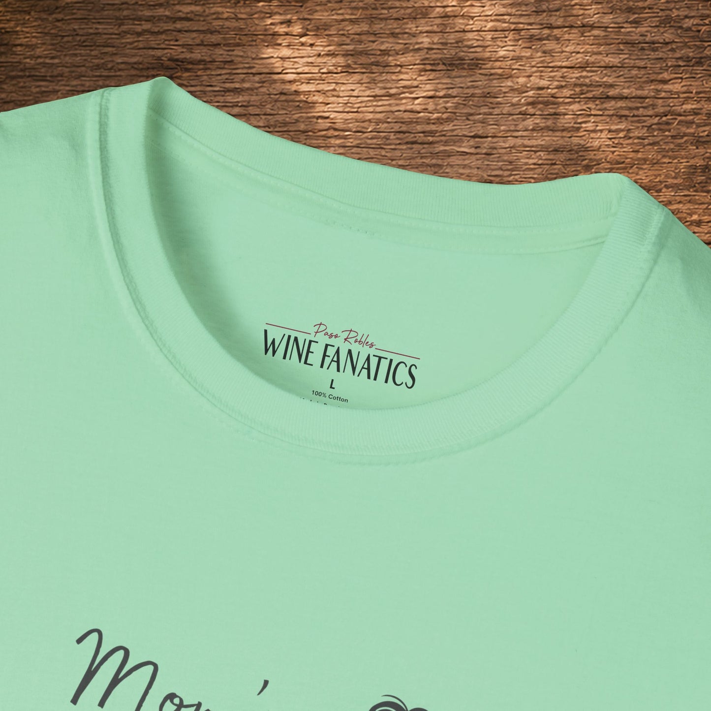 Mom's superpower, turning whine into Wine! Crewneck Tee