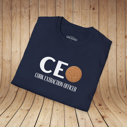 CEO Cork Extraction Officer Unisex Softstyle T-Shirt