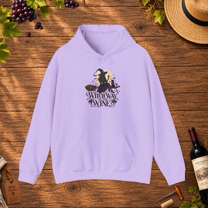 Witch Way To The Wine Hoodie