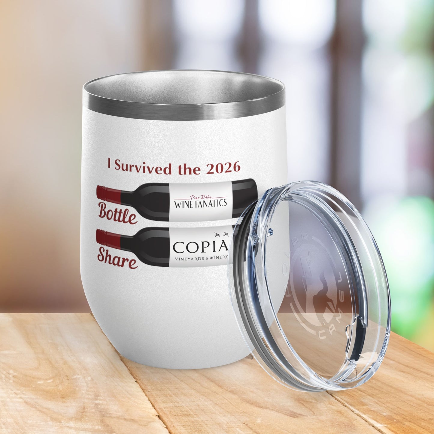 PRWF 2026 Bottle Share Event 12oz Wine Tumbler
