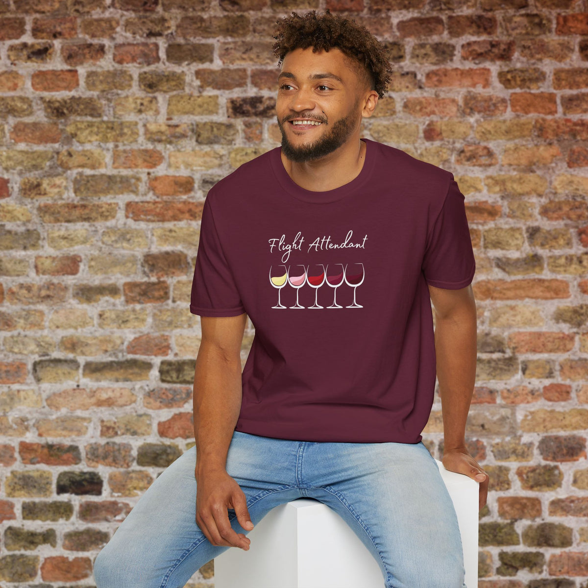 Flight Attendant Crewneck Tee