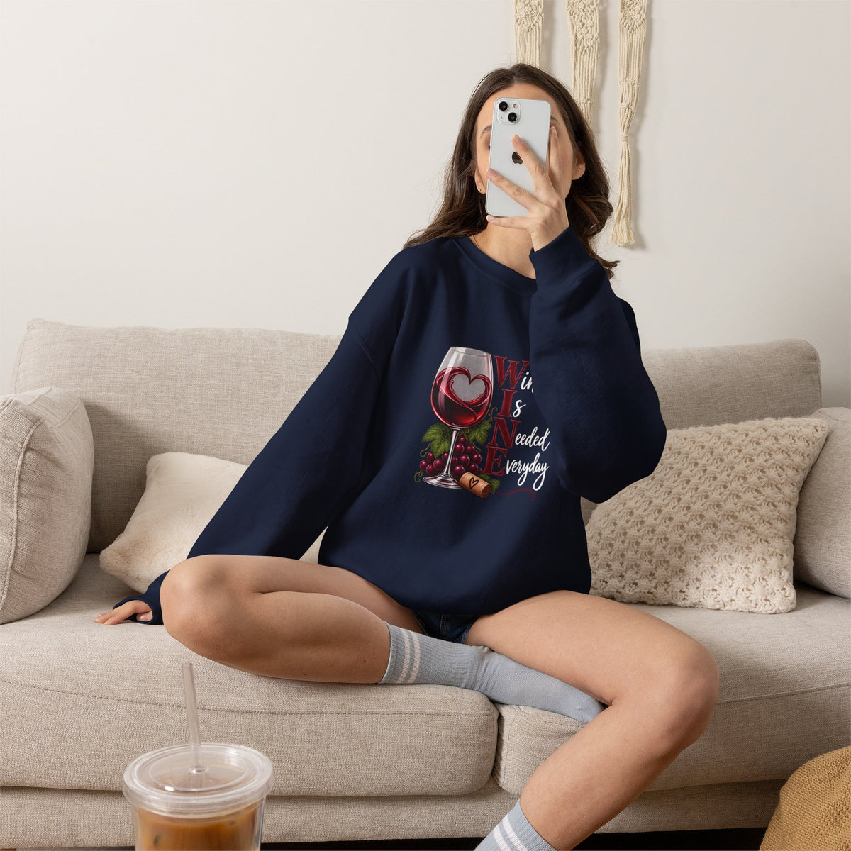 WINE Is Needed Everyday Sweatshirt