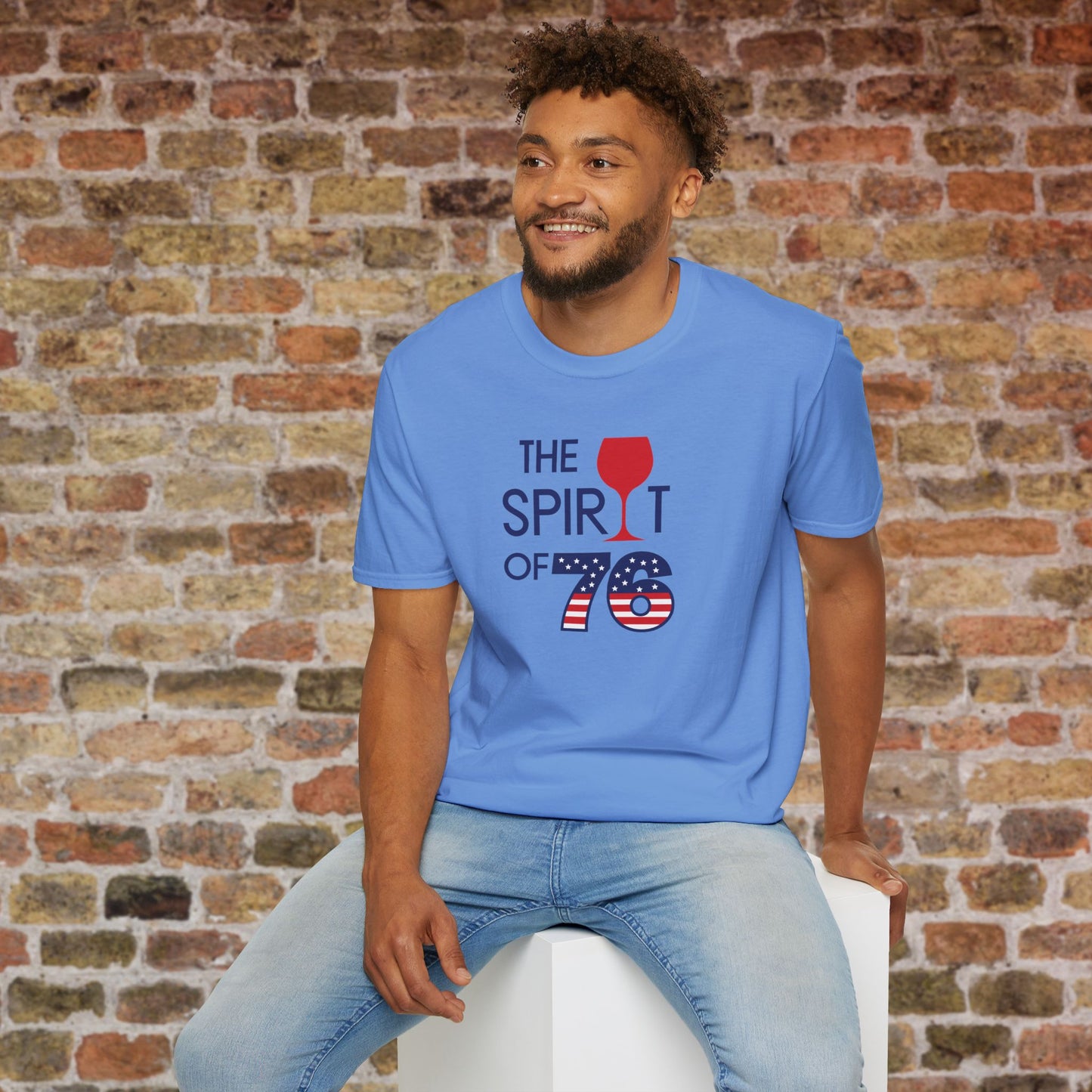 The Spirit of 76 Independence Day Unisex Softstyle T-Shirt