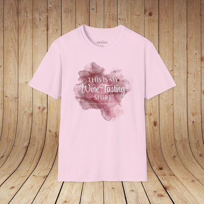 This Is My Wine Tasting Shirt (stain) Unisex Softstyle T-Shirt