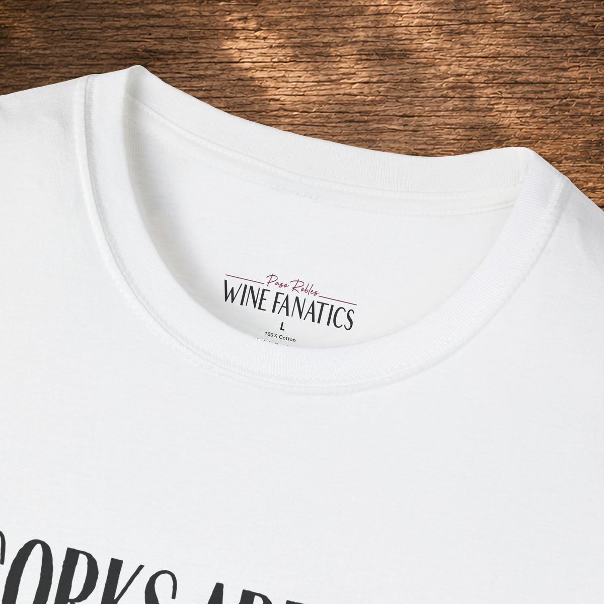 Corks Are For Quitters Crewneck Tee