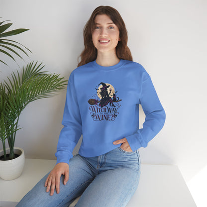 Witch Way To The Wine Sweatshirt