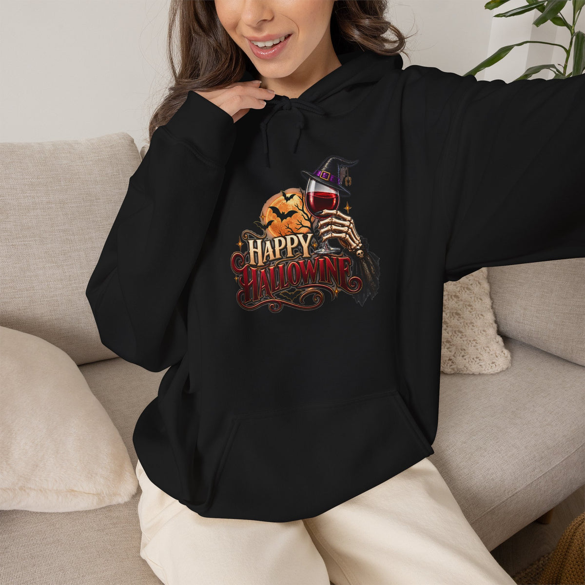 Happy Hallowine Hoodie