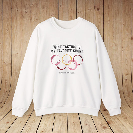 Wine Tasting Is My Favorite Sport Sweatshirt