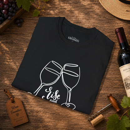 Rise & Wine Crewneck Tee