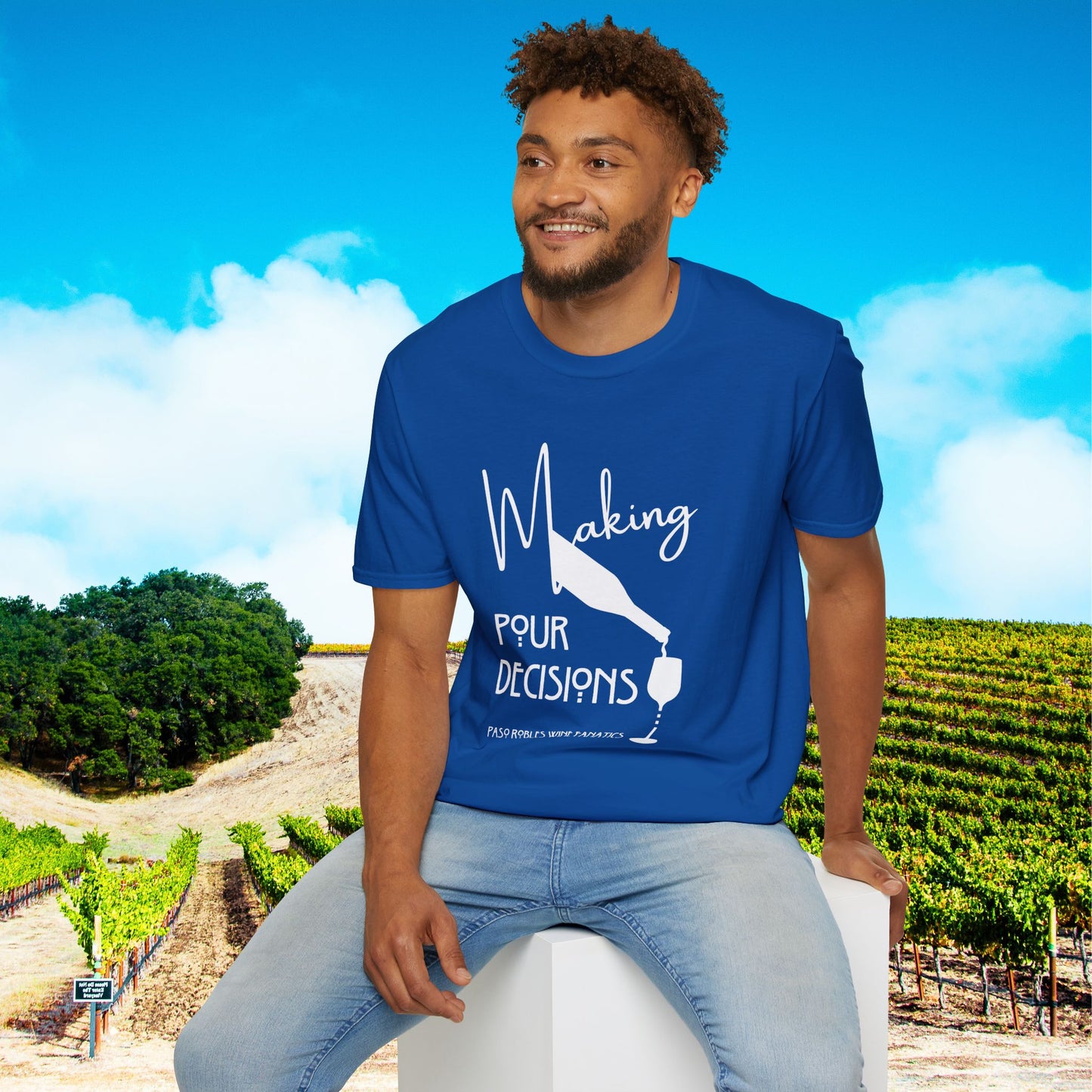 Making Pour Decisions Unisex Softstyle T-Shirt