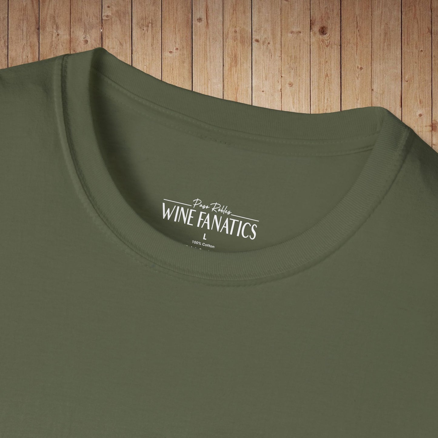 Paso Robles Wine Fanatics Logo Unisex Softstyle T-Shirt