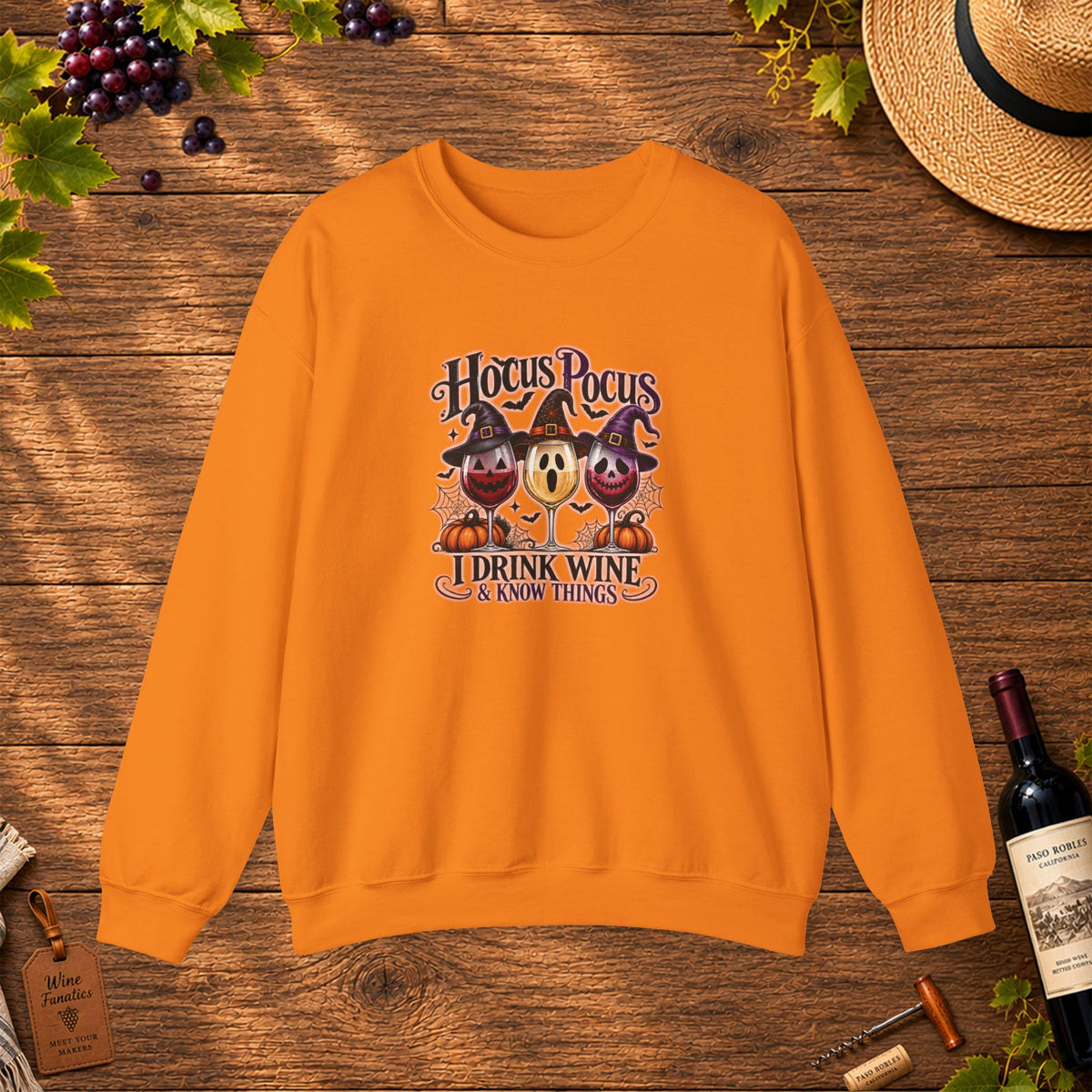 Hocus Pocus I Drink Wine & Know Things Sweatshirt