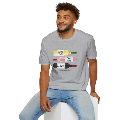 Hit Me Baby One More Wine Unisex Softstyle T-Shirt