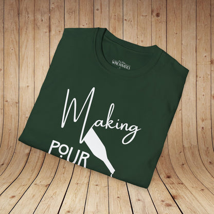 Sonoma County - Making Pour Decisions Unisex Softstyle Tee