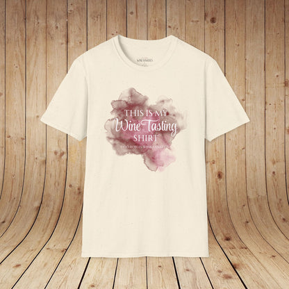 This Is My Wine Tasting Shirt (stain) Unisex Softstyle T-Shirt