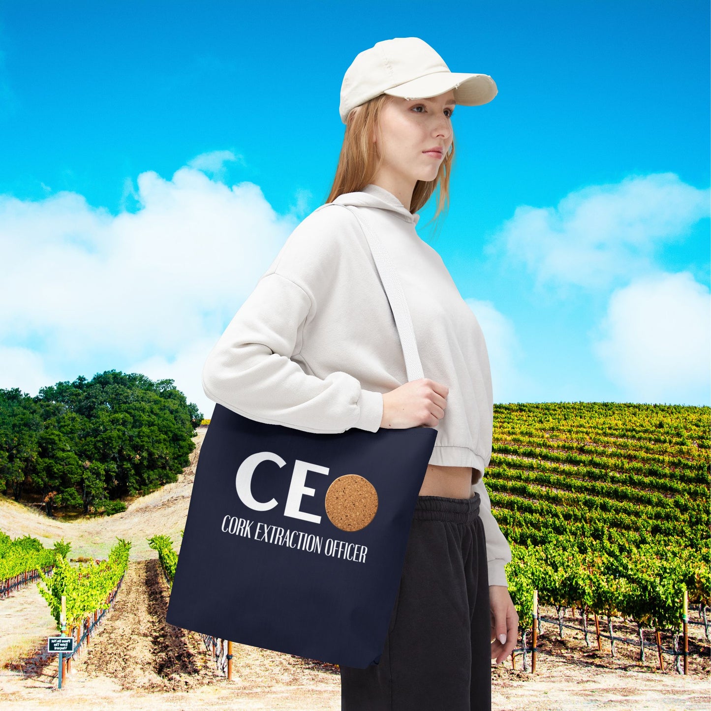 CEO - Cork Extraction Officer Personalized Tote Bag