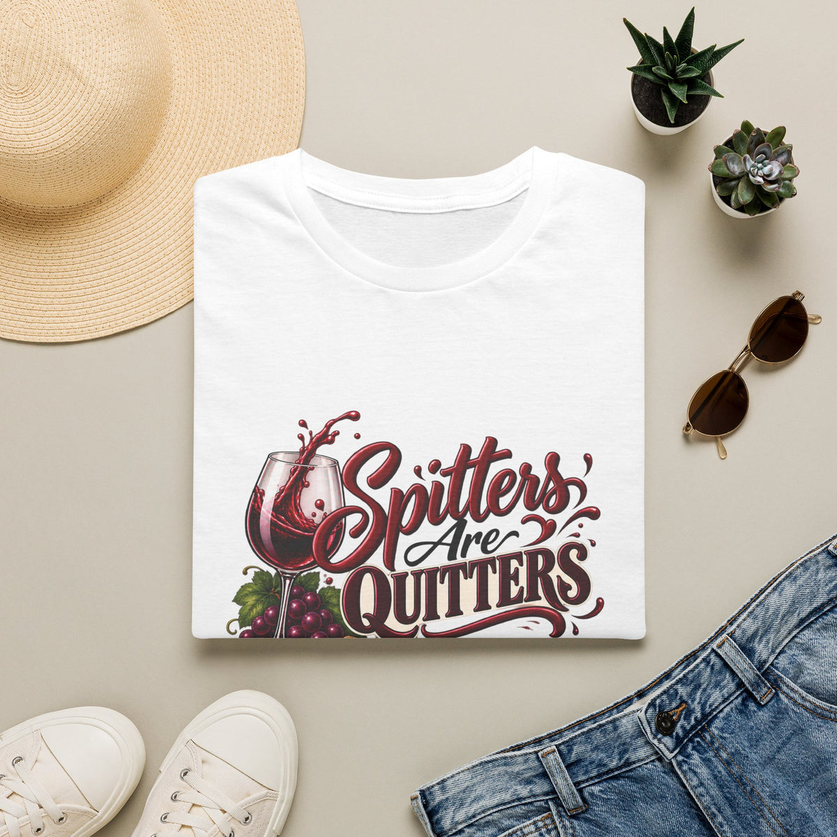 Spitters Are Quitters Crewneck T-Shirt