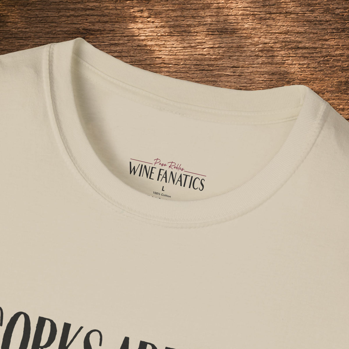 Corks Are For Quitters Crewneck Tee