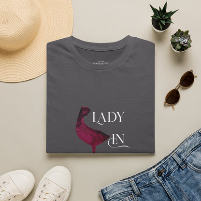 Lady In Red Crewneck Tee