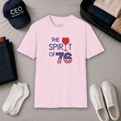 The Spirit of 76 Independence Day Unisex Softstyle T-Shirt
