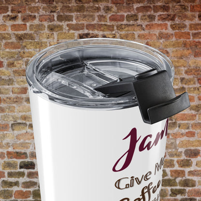 Coffee & Wine Serenity Personalized 20oz Tumbler