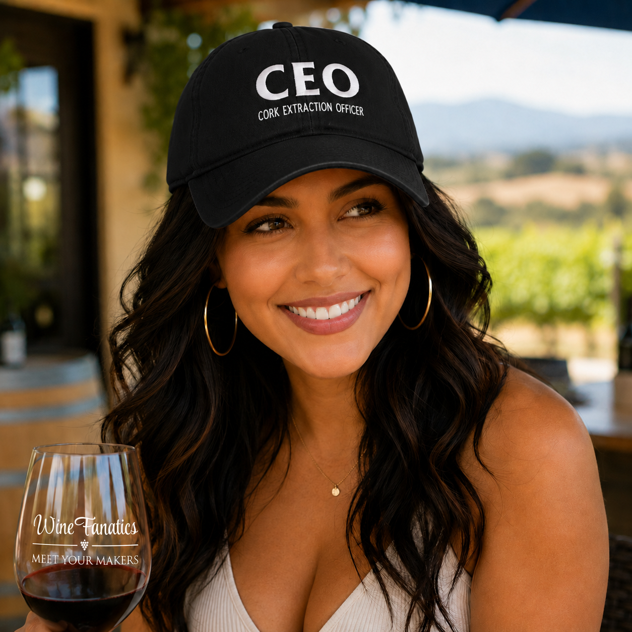 CEO Cork Extraction Officer Embroidered Hat