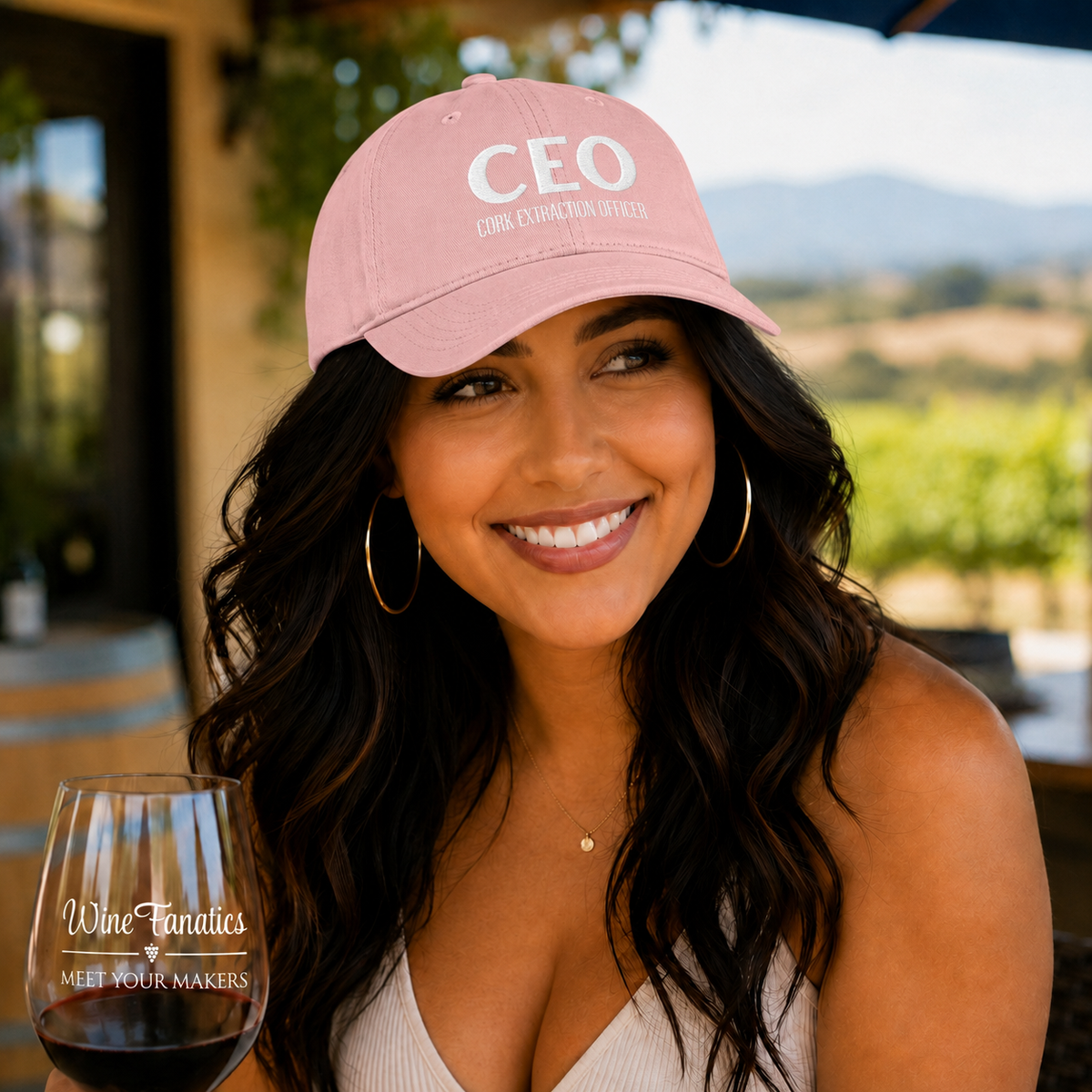 CEO Cork Extraction Officer Embroidered Hat