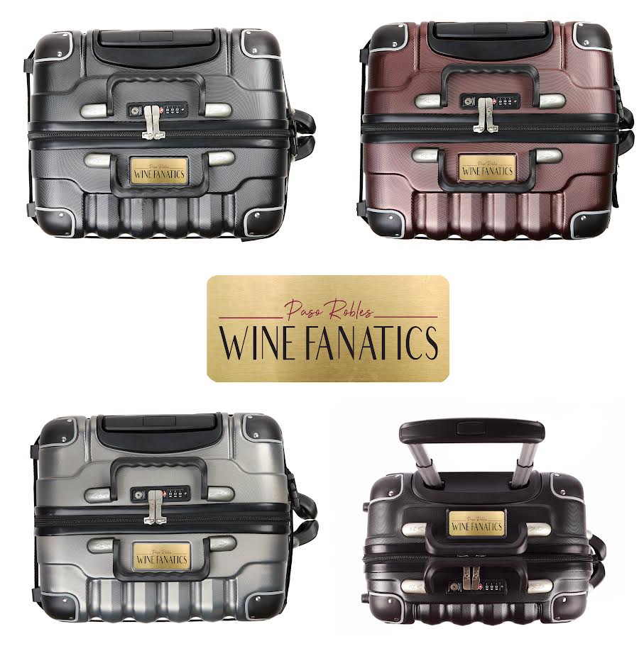 VinGardeValise Luggage - Grande 12 Bottle Suitcase (with or without Paso Robles Wine Fanatics logo)