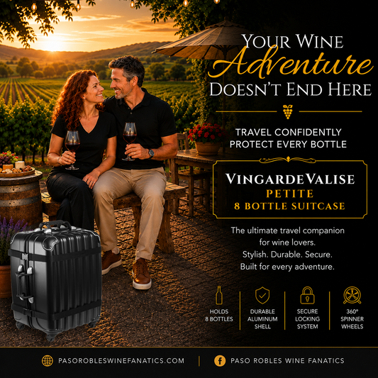 VinGardeValise Petite 8-Bottle Wine Suitcase