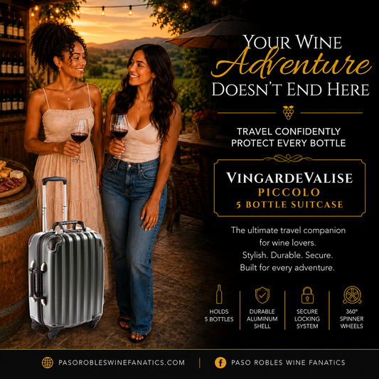 VinGardeValise Piccolo 5-Bottle Wine Suitcase